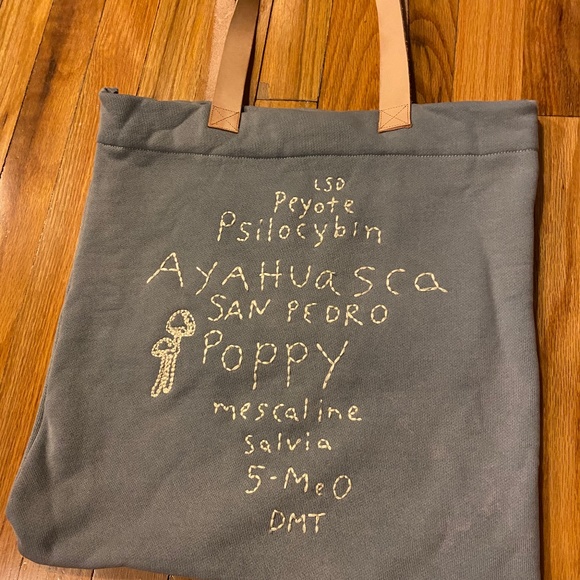 NWOT Stoned Immaculate X Jenean Jenean embroidered journey tote bag - Picture 14 of 14